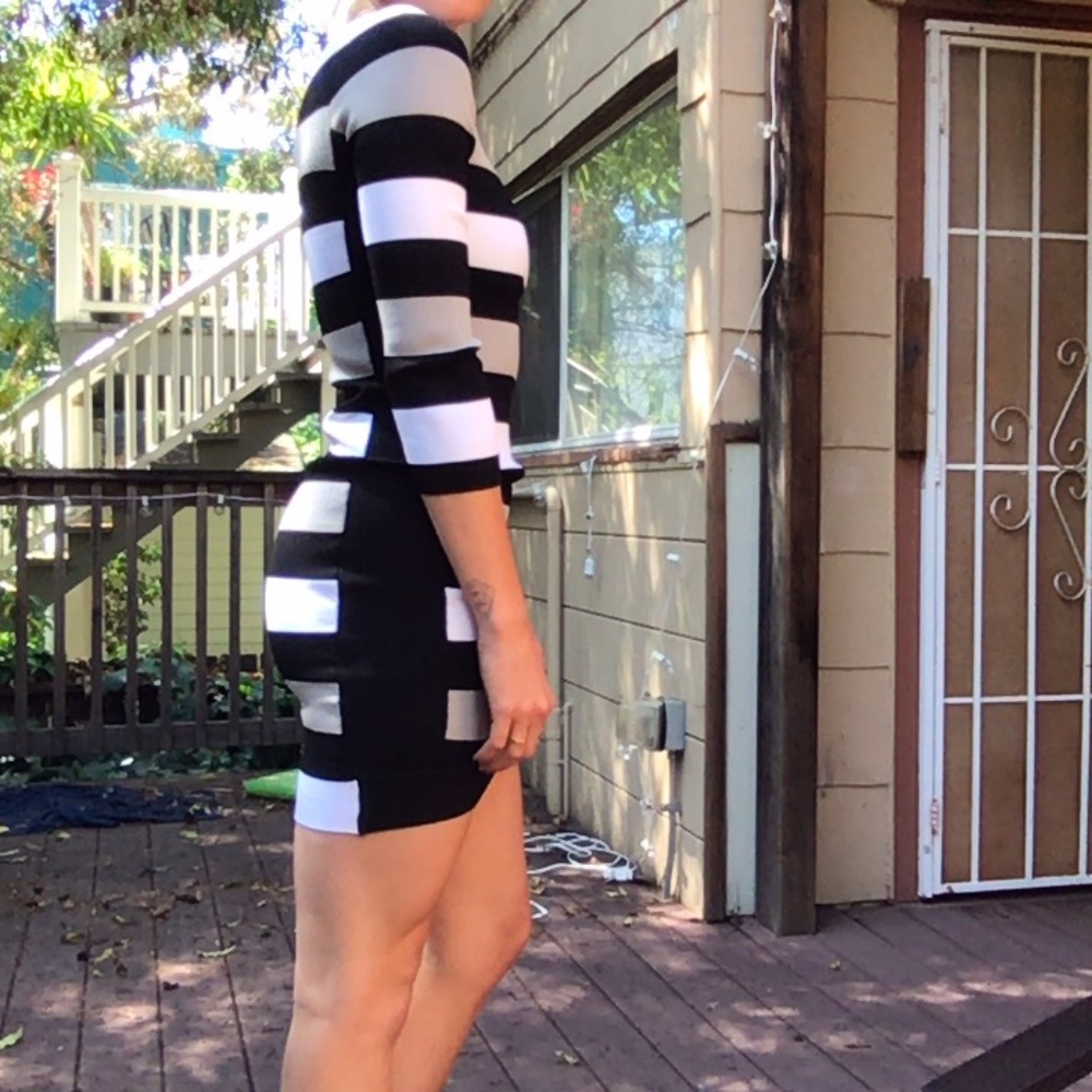 BCBG Color Block Dress